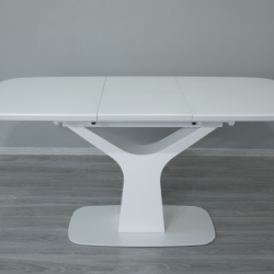 Стол обеденный модерн EVRO- Utah Т7083 белый сатин