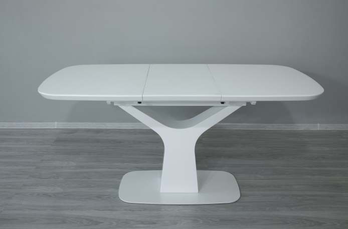 Стол обеденный модерн EVRO- Utah Т7083 белый сатин