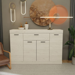 Большой комод EVR- Соната-7 крафт белый