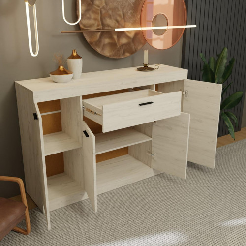 Большой комод EVR- Соната-7 крафт белый