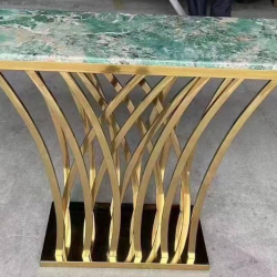 Консоль Elt- C-05 золото + мрамор, серебро + мрамор  