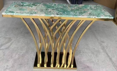 Консоль Elt- C-05 золото + мрамор, серебро + мрамор  