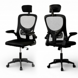 Стул компьютерный BIO- Тонус (черный/черный)  