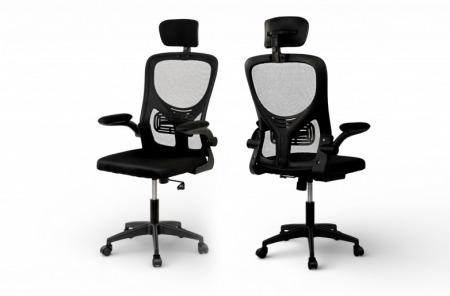 Стул компьютерный BIO- Тонус (черный/черный)  