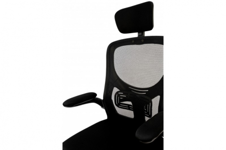 Стул компьютерный BIO- Тонус (черный/черный)  