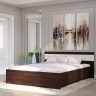 Кровать двуспальная EVR- Соната венге + белый