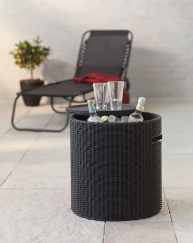 Стол - бар ECO- COOL STOOL коричневый, антрацит