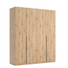 Шкаф MRK- TEDDY 179,2*210,6 м Дуб Артизан 4 двери