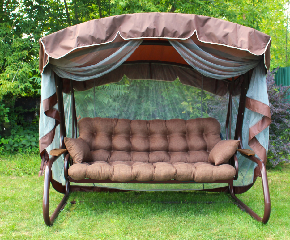 Тент с сеткой для садовой качели GG- Алания, ТС-019 