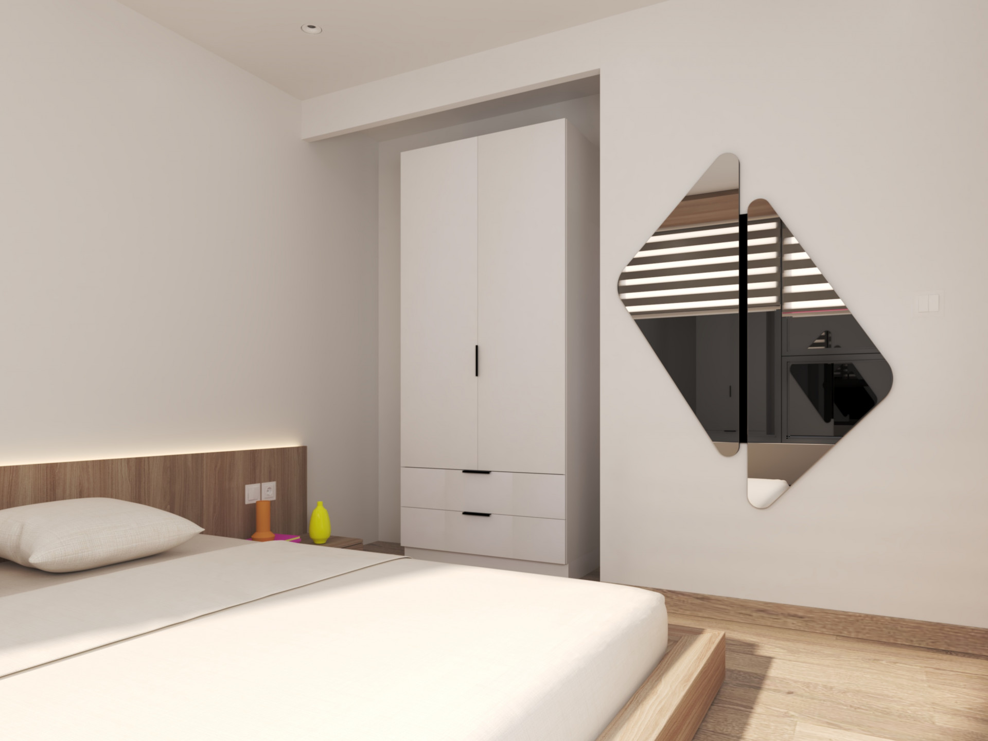 Шкаф на 2 шухляды и 2 двери ViA- Сити С-7