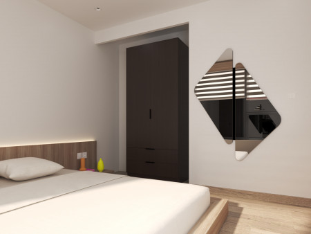 Шкаф на 2 шухляды и 2 двери ViA- Сити С-7