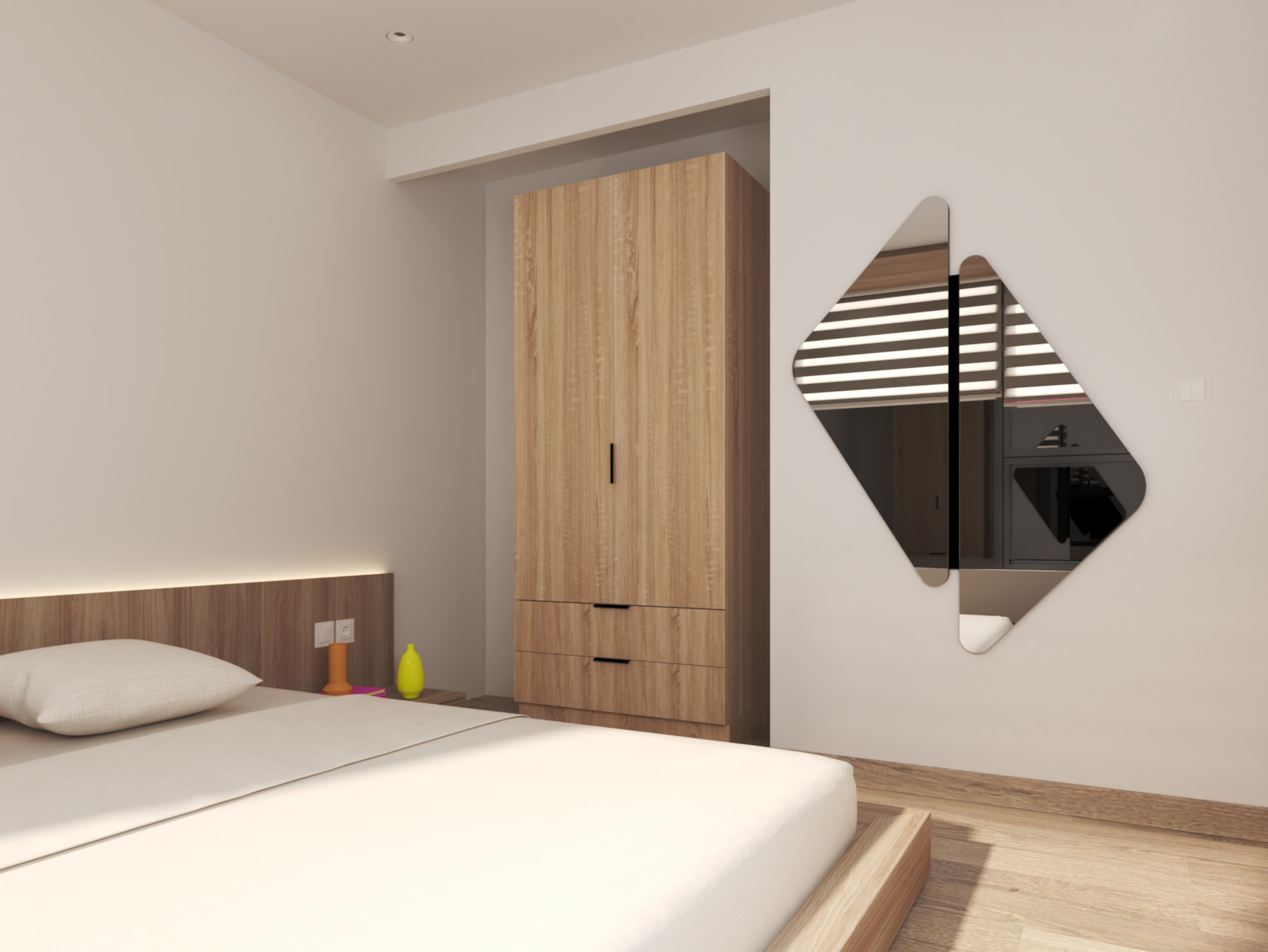 Шкаф на 2 шухляды и 2 двери ViA- Сити С-7