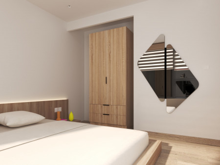 Шкаф на 2 шухляды и 2 двери ViA- Сити С-7