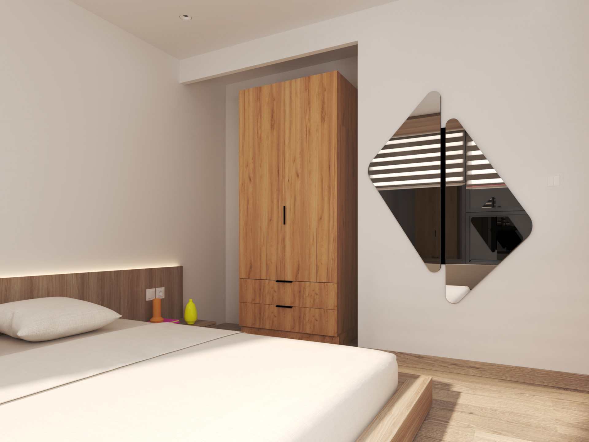 Шкаф на 2 шухляды и 2 двери ViA- Сити С-7