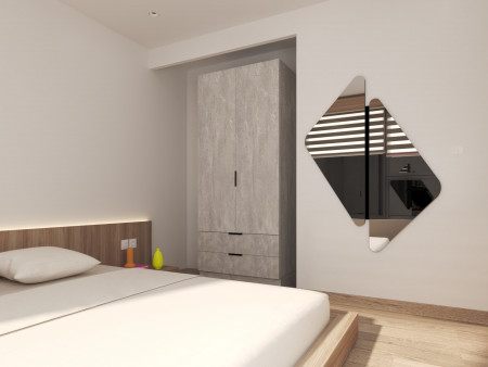 Шкаф на 2 шухляды и 2 двери ViA- Сити С-7