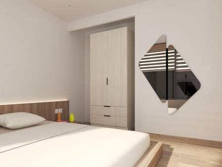 Шкаф на 2 шухляды и 2 двери ViA- Сити С-7