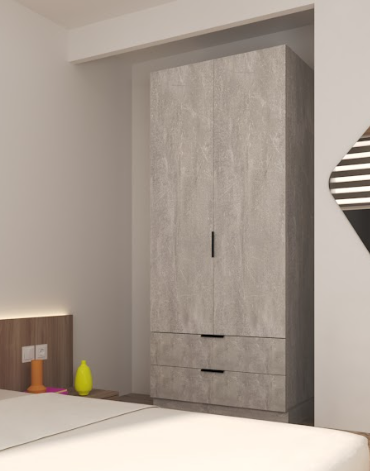 Шкаф на 2 шухляды и 2 двери ViA- Сити С-7