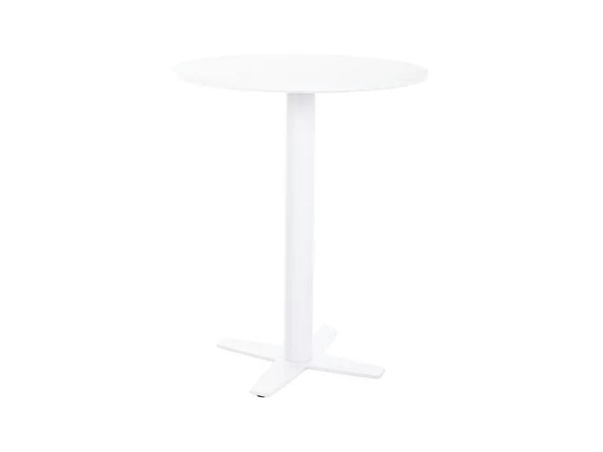 Барный стол SIGNAL BT-002 в белом матовом цвете Ø 60 см.