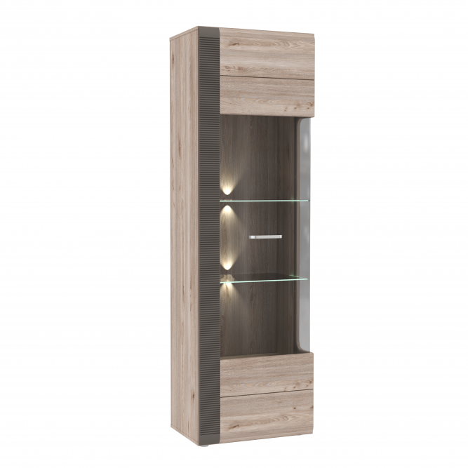 Витрина 1D левая Forte LOCARNO LCRV711L