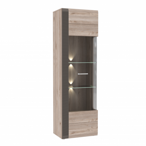 Витрина 1D левая Forte LOCARNO LCRV711L