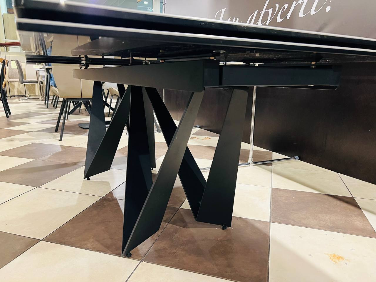 Стол керамический раздвижной Avn- ROMA 200-300x100 Ceramic Grey