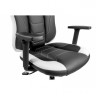 Кресло геймерское BRS- Sportdrive Elite Black/White Arm_1D Synchro PA_designe BSDEsyn-04