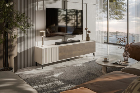 Тумба HALMAR РТВ RANDOM 2 RTV-3 кашемир-орех