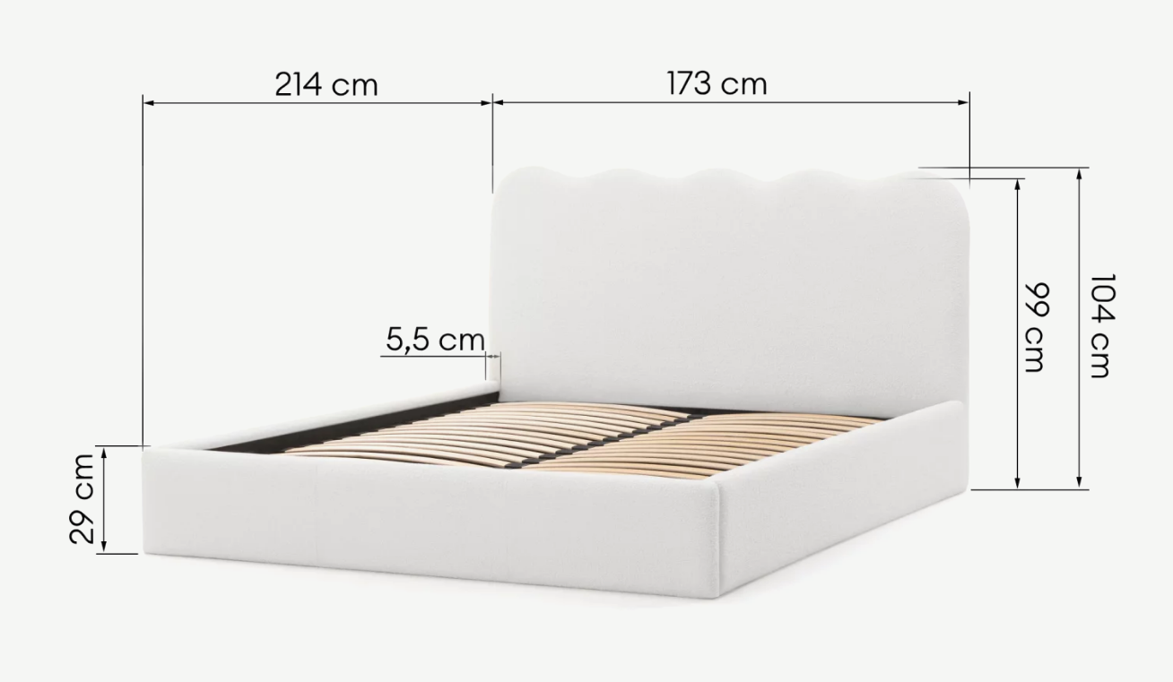 Кровать с подьемным механизмом CRV- Haven 160*200  