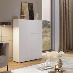 Комод на 3 двери Helvetia ASYMETRIC 2497OA46 (белый)