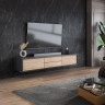 Тумба под телевизор навесная Helvetia FRIDA 24JDMT39 (антрацит/дуб промасленный)