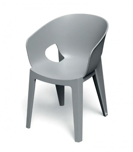 Кресло уличное обеденное VLL- FERNE Premo (антрацит, серый)