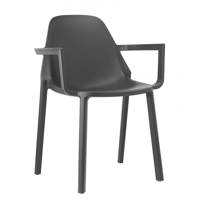 Кресло обеденное уличное VLL- SCAB Più 2335 (антрацит, красный, тортора, белый)