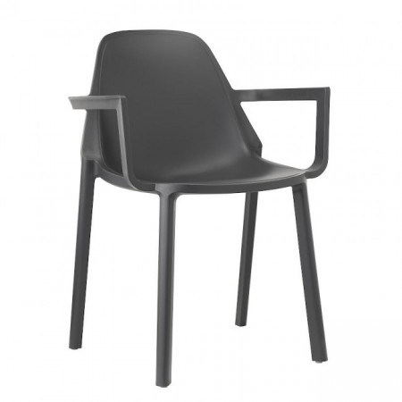 Кресло обеденное уличное VLL- SCAB Più 2335 (антрацит, красный, тортора, белый)