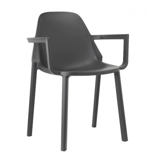 Кресло обеденное уличное VLL- SCAB Più 2335 (антрацит, красный, тортора, белый)