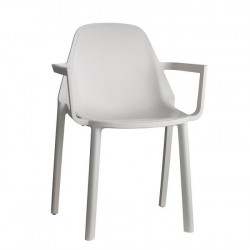 Кресло обеденное уличное VLL- SCAB Più 2335 (антрацит, красный, тортора, белый)