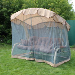 Тент с сеткой для садовой качели GG- Алания, ТС-022