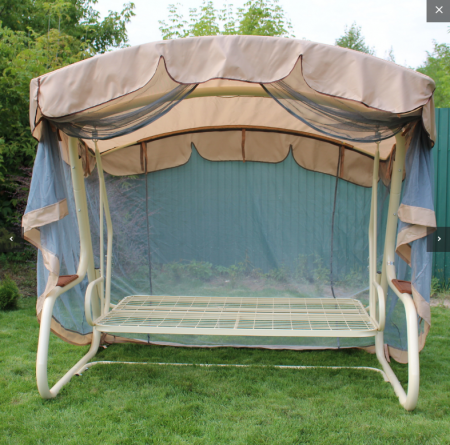 Тент с сеткой для садовой качели GG- Алания, ТС-022