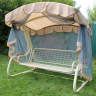 Тент с сеткой для садовой качели GG- Алания, ТС-022