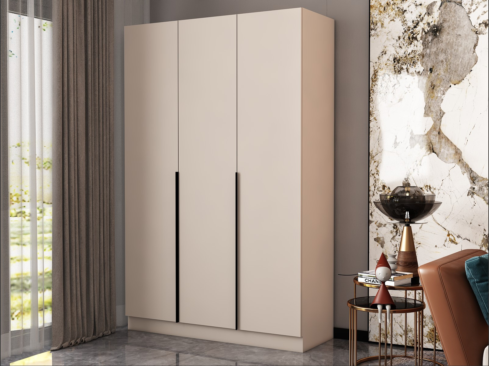 Шкаф на 3 двери ViA- Сити С-16