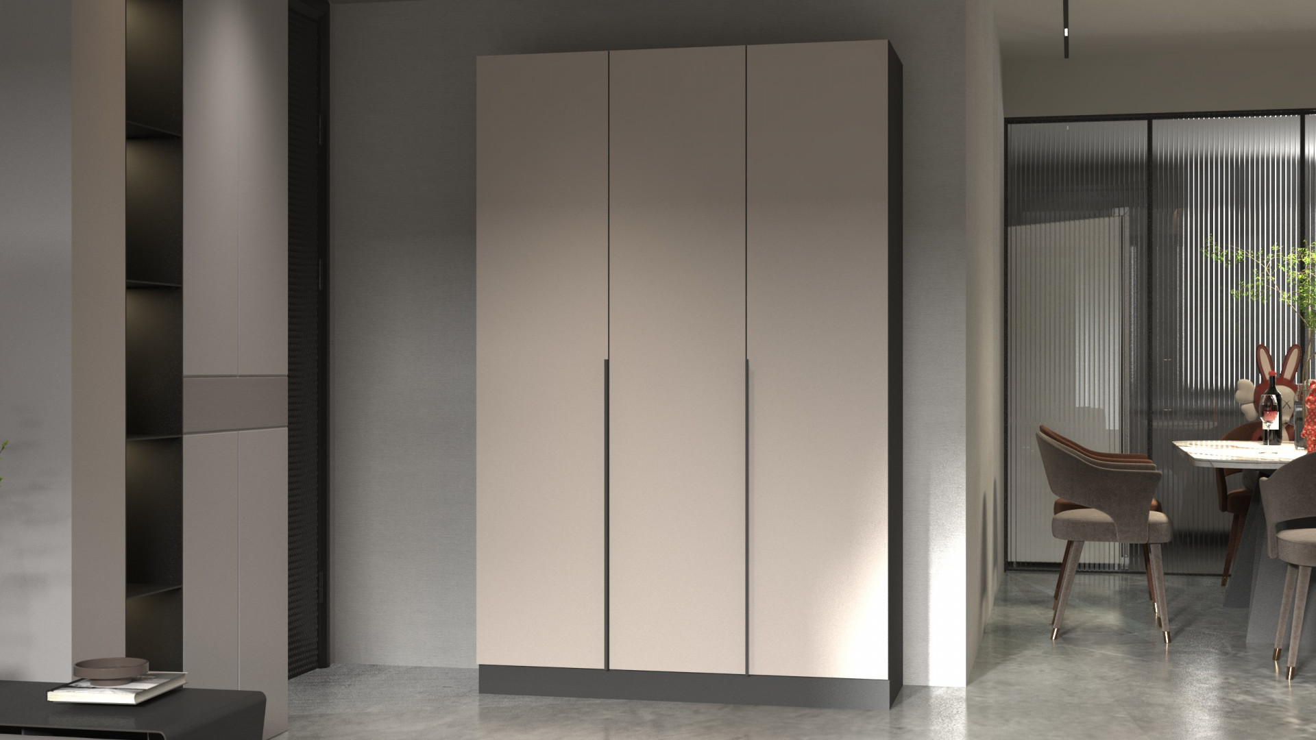 Шкаф на 3 двери ViA- Сити С-16