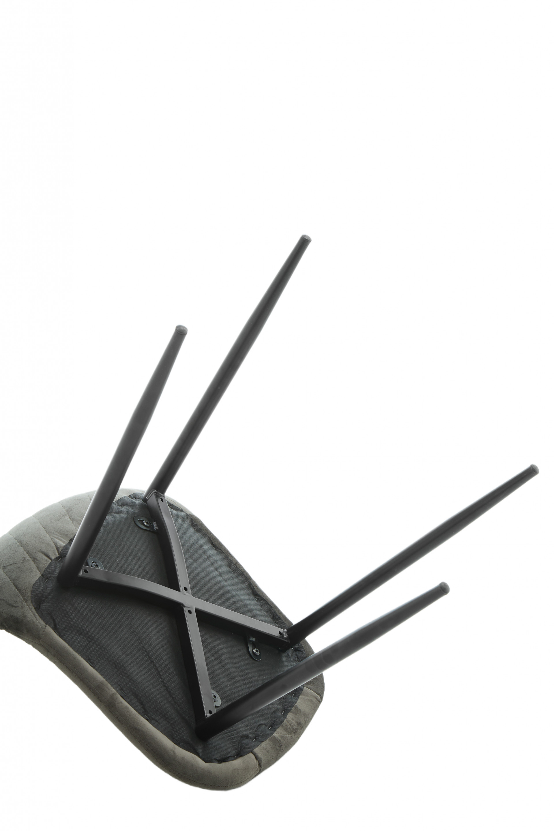 Стул обеденный BIO- Grace Ярис (велюр графитовый) 