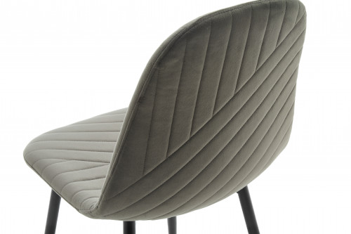 Стул обеденный BIO- Grace Ярис (велюр графитовый) 