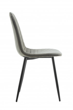 Стул обеденный BIO- Grace Ярис (велюр графитовый) 