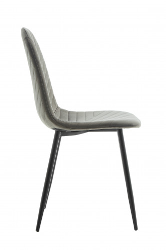 Стул обеденный BIO- Grace Ярис (велюр графитовый) 