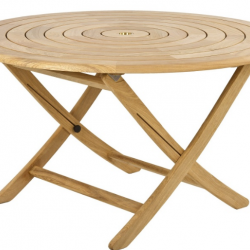 Стол из дерева Alexander Rose TEA- ROBLE BENGAL FOLDING TABLE 1.30M Ø