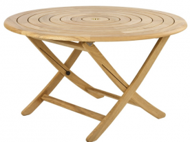 Стол из дерева Alexander Rose TEA- ROBLE BENGAL FOLDING TABLE 1.30M Ø