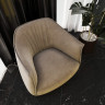 Дизайнерское кресло Mil- Nau 82х80х73см,Бежевый
