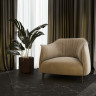 Дизайнерское кресло Mil- Nau 82х80х73см,Бежевый