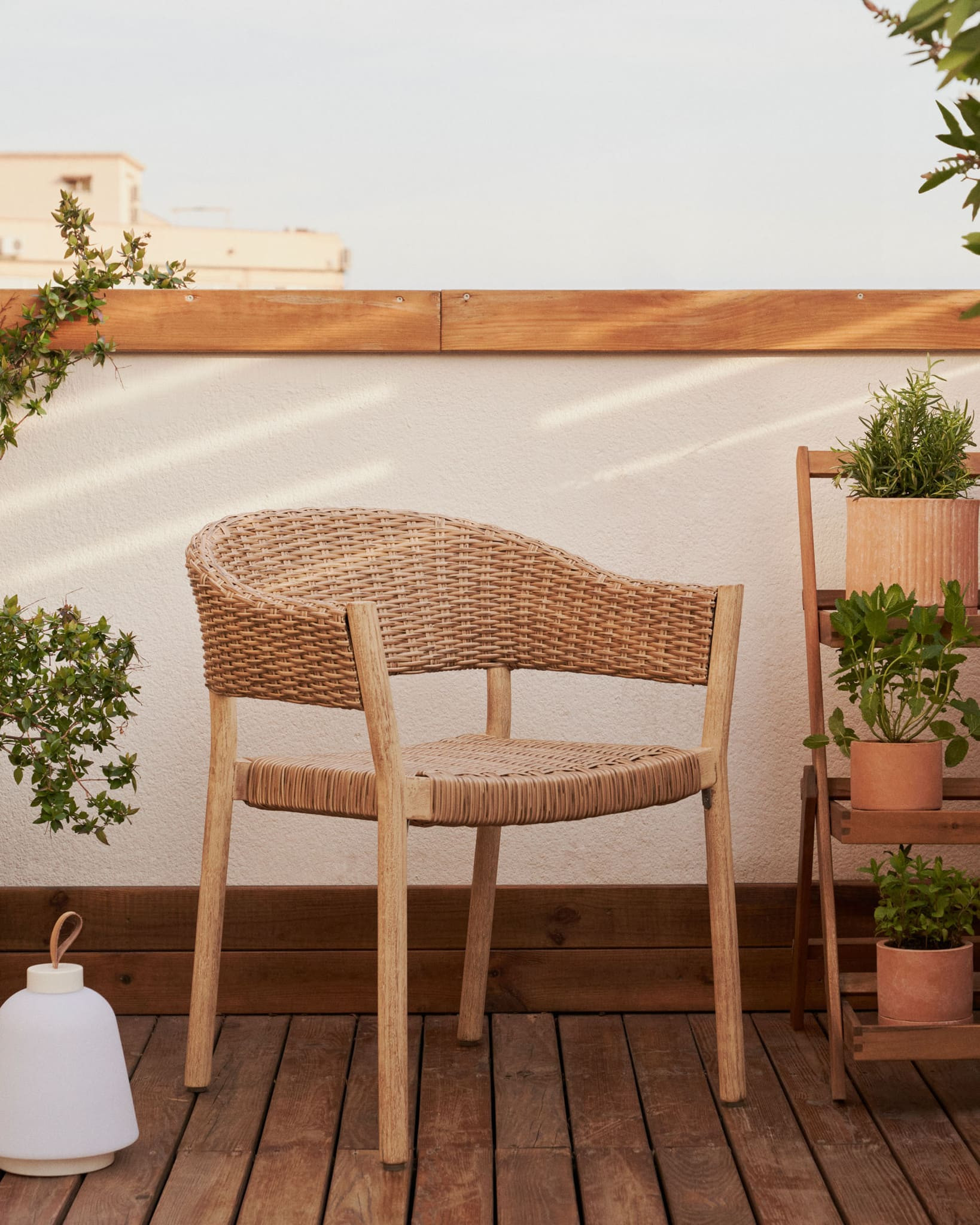 Стул уличный Kave Home POLA J0600050FN46 (коричневый)