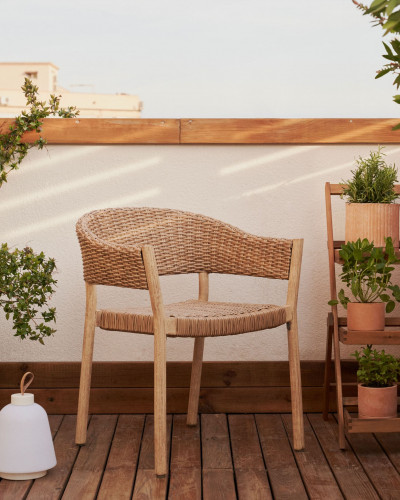 Стул уличный Kave Home POLA J0600050FN46 (коричневый)
